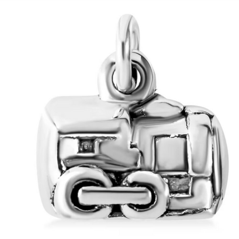 BARGAIN STERLING SILVER TRAIN CHARM Bracelets necklaces keychain 925